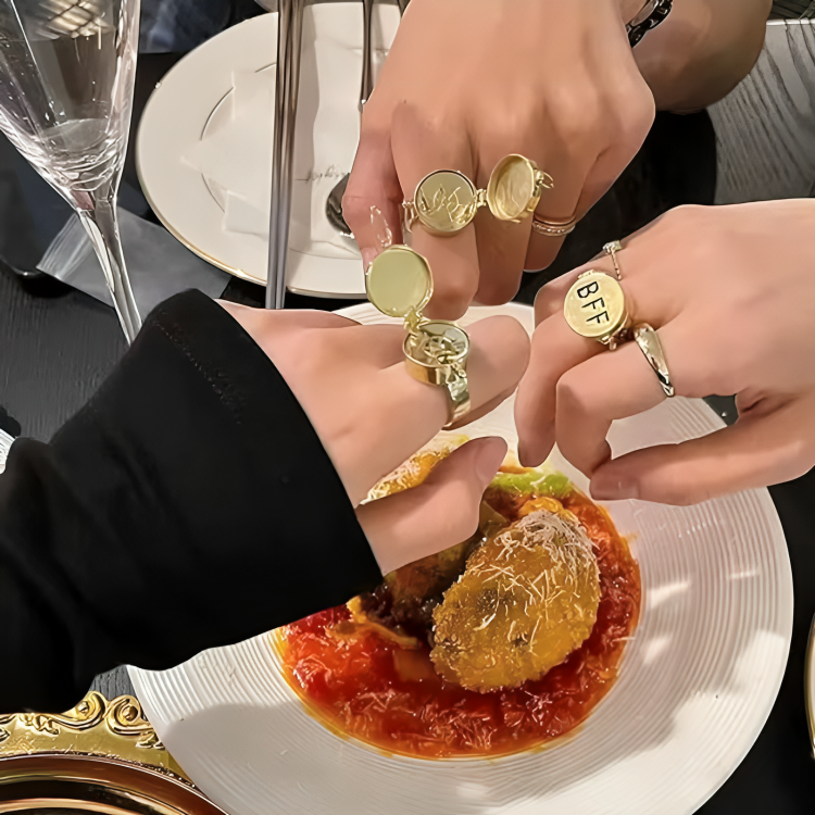 Couple Rotating Magnetic BFF Rings - Image 3