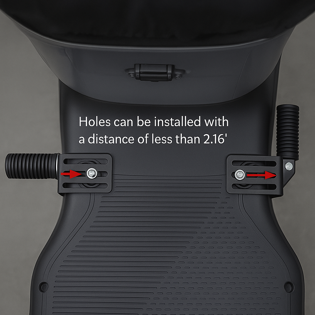 Foldable Metal Foot Rest Scooter Pedal - Image 1