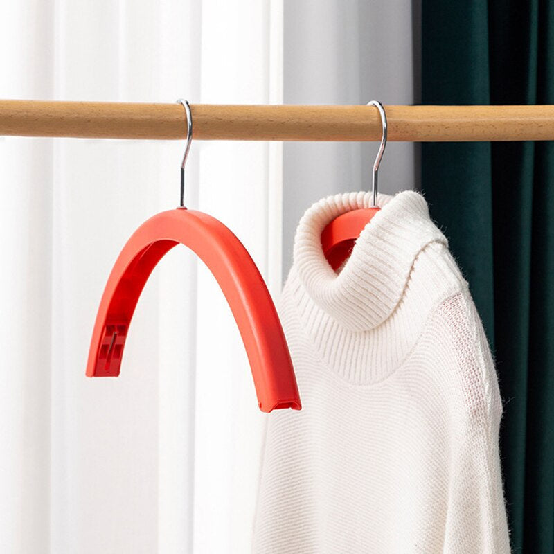 Three-Layer Rotating Cloth Hangers with Clips