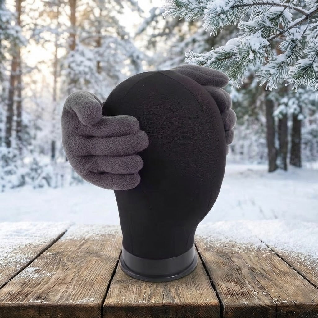 Hand Shape Plush Winter Earmuff - Image 7