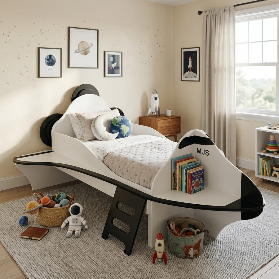 Star Cruiser Rocket Ship Kids Bed Frame