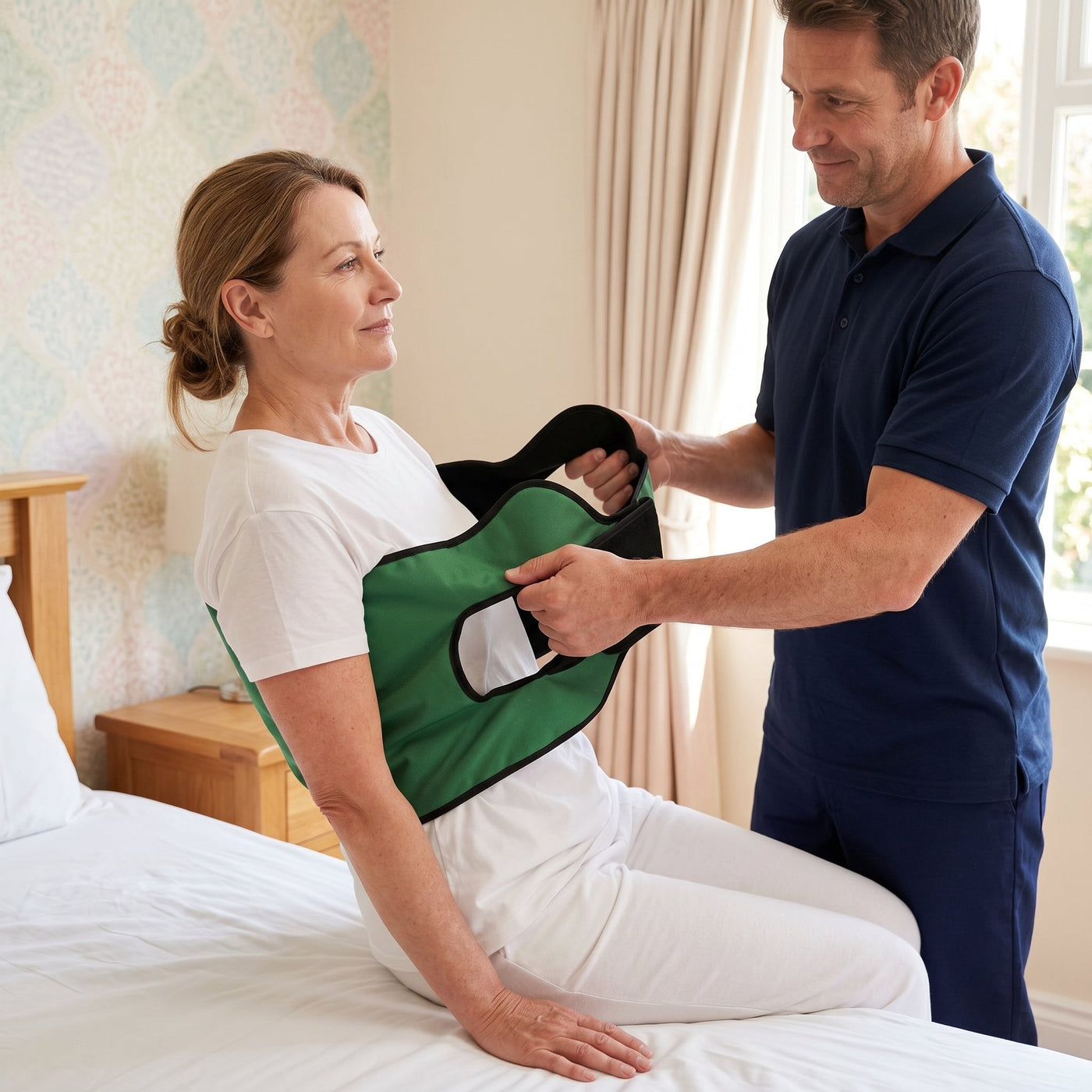 Elderly Bed Care Turnover Shift Belt Pad - Image 3