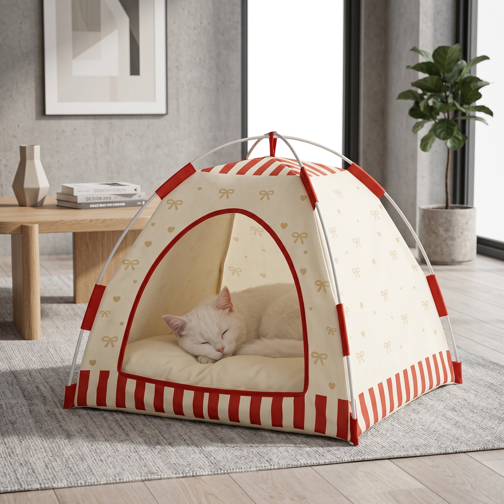 Cute Print Indoor Pet Tent Bed House - Image 2