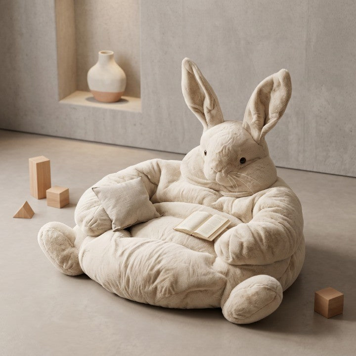 Cuddle Giant Plush Puppy Lounge Sofa - Image 7