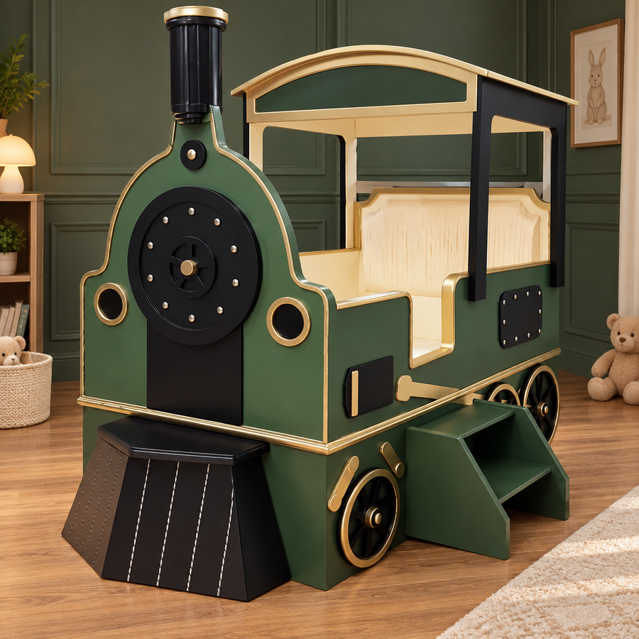 All Aboard Adventure Train Ride Kids Bed