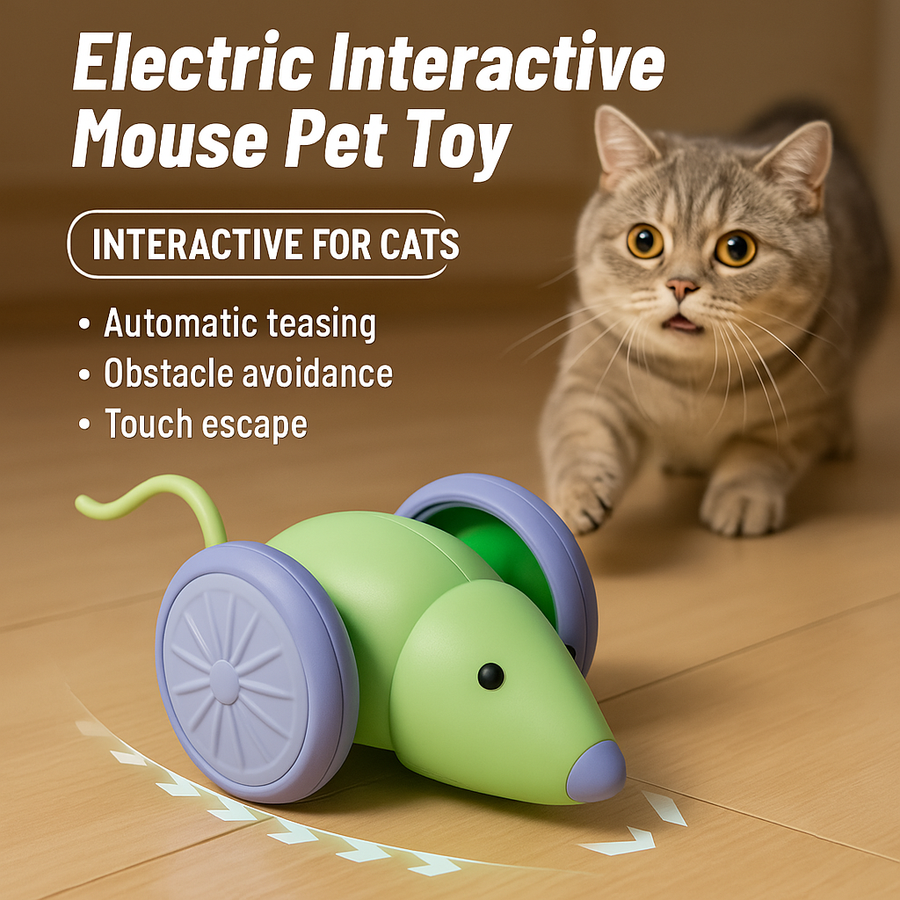 Electric Interactive Mouse Pet Toy - Image 3