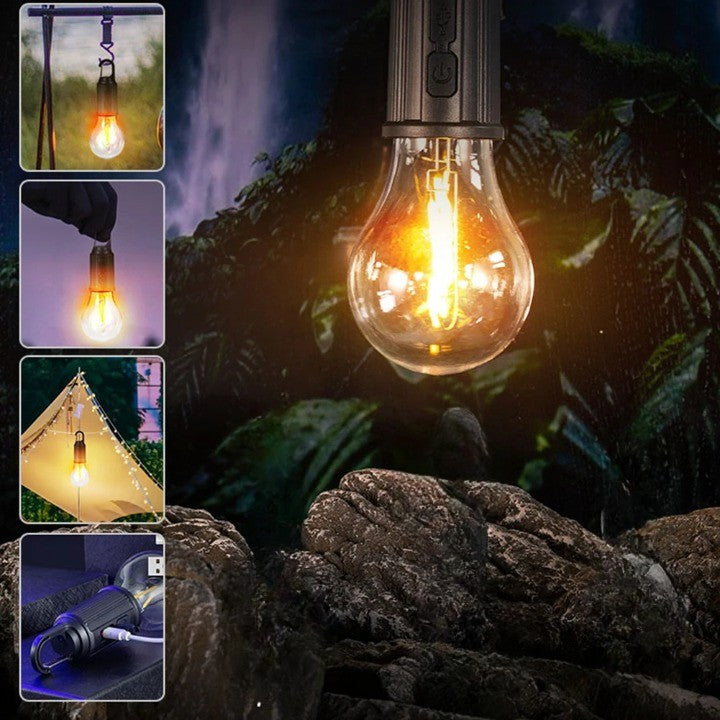 Outdoor Glow Multi-Scenario Hanging Light Bulbs - Image 2