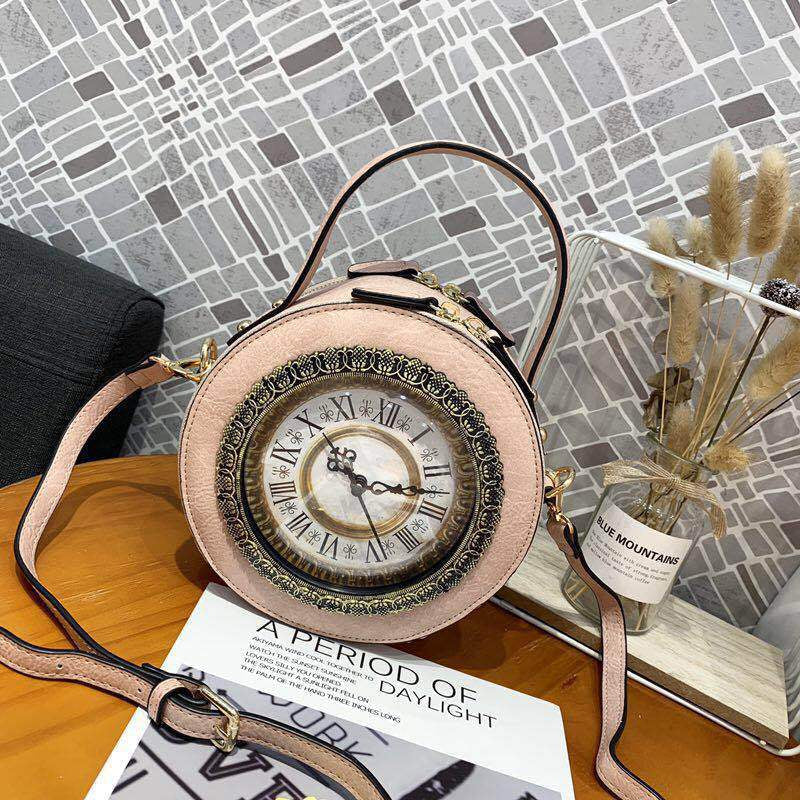 Vintage Time Creative Clock Crossbody Bag - Image 0