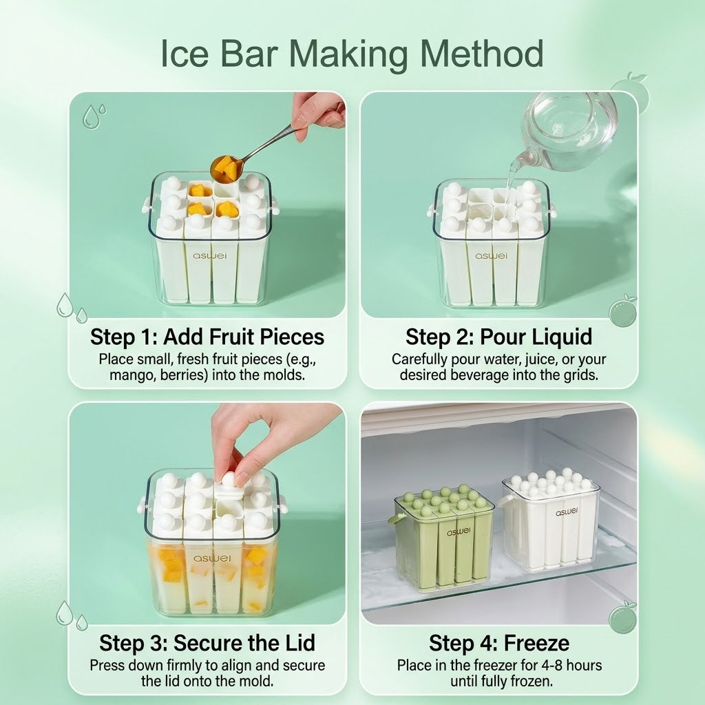 Homemade Reusable Icecream Maker Silicone Mold - Image 7