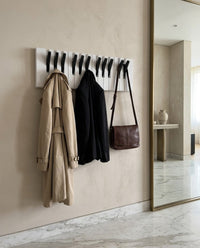 Wooden Piano Keys Coat Rack - Image 1