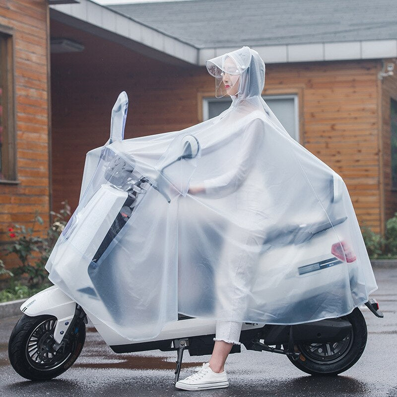 Full Body Thick Motorcycle Rainproof Coat