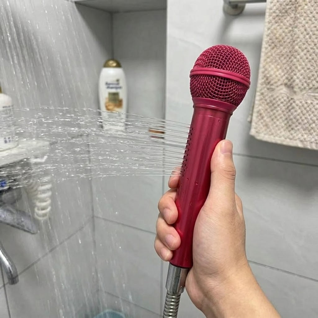 Karaoke Microphone Shower Head - Image 1