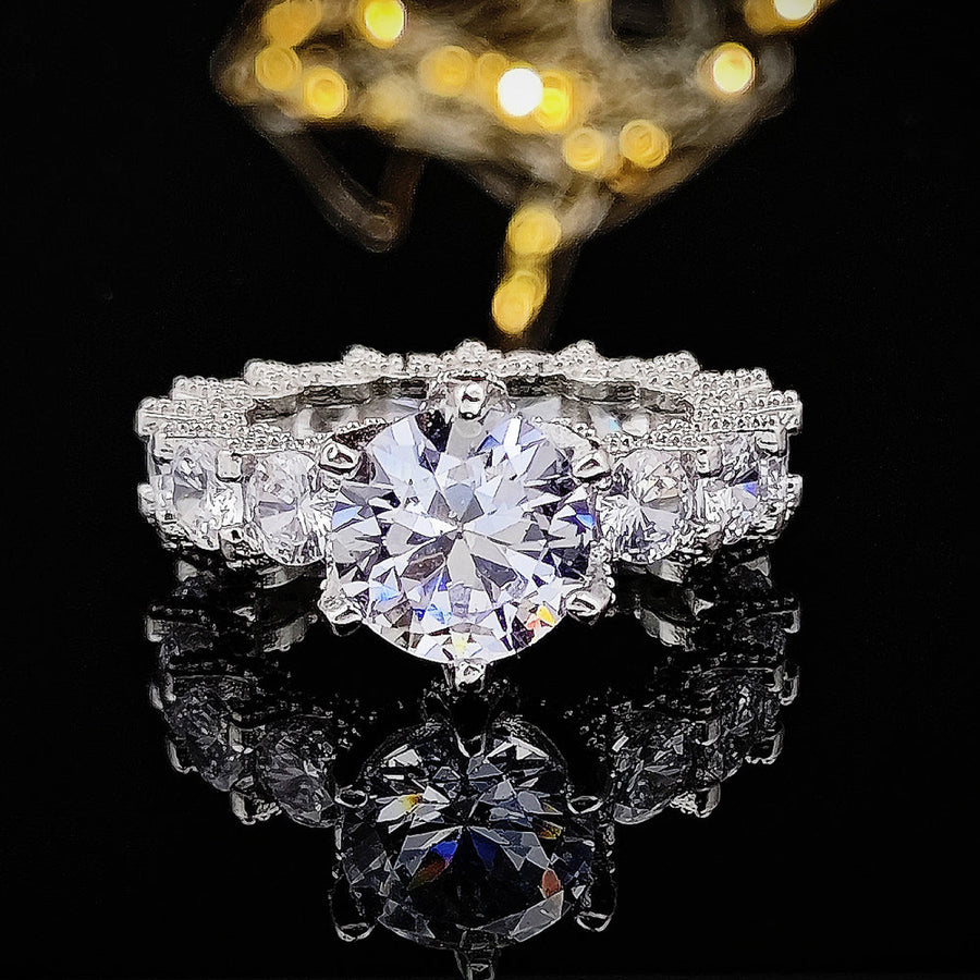 Timeless Gift Gem Shiny Silver Ring - Image 4