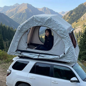 Four Season Inflatable Car Roof Camping Tent - Image 0