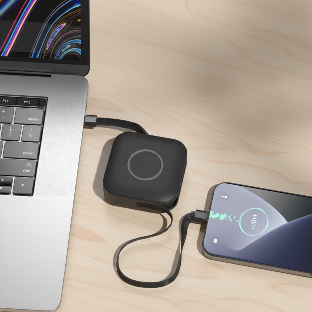 3 in 1 Retractable USB Charger Cable - Image 4