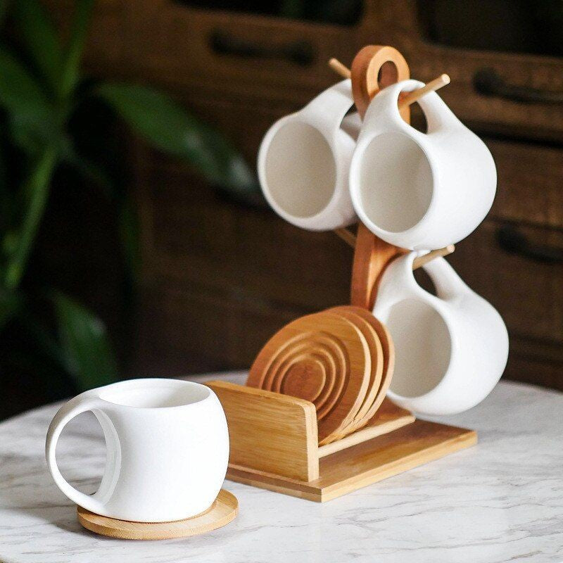 Simple Harmony Ceramic Tea Pot Set - Image 6