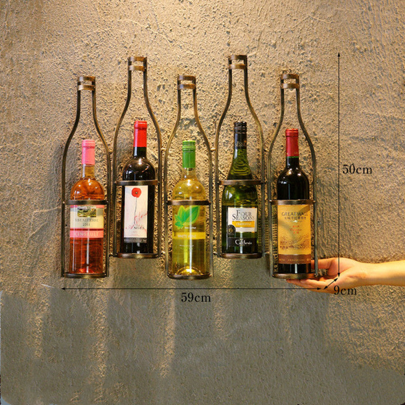 Iron Hang Wine Rack - Image 1