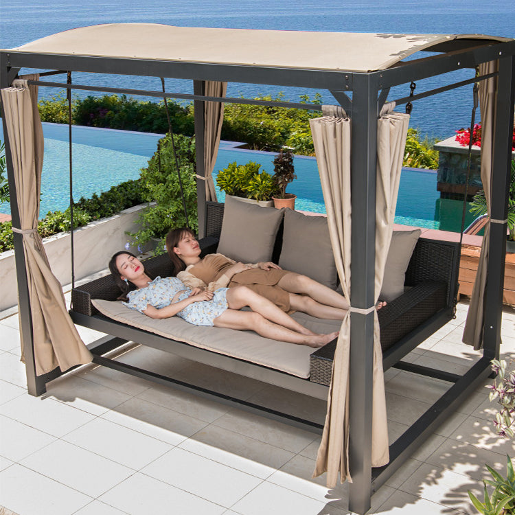 Nordic Style Breezy Outdoor Multifunctional Swing Bed - Image 3