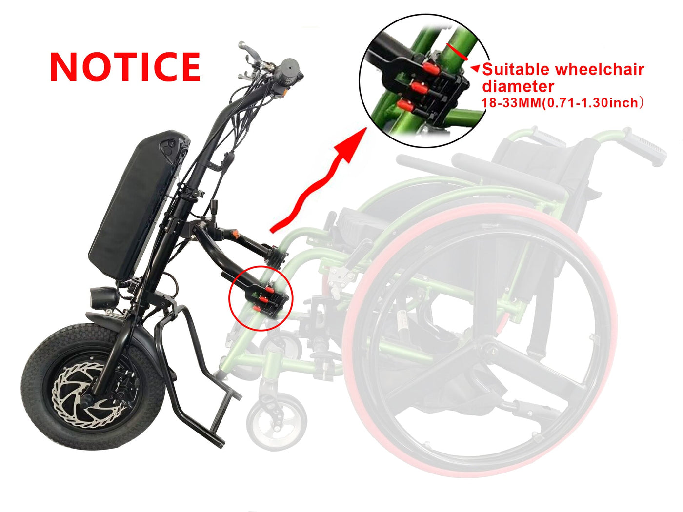 Mobility Plus Electric Lightweight Mobility Handbike - Image 9