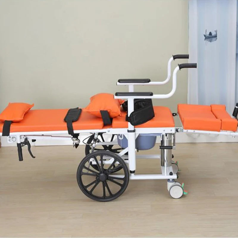 Adjustable Nursing Support Reclining Patient Transfer Chair - Image 3