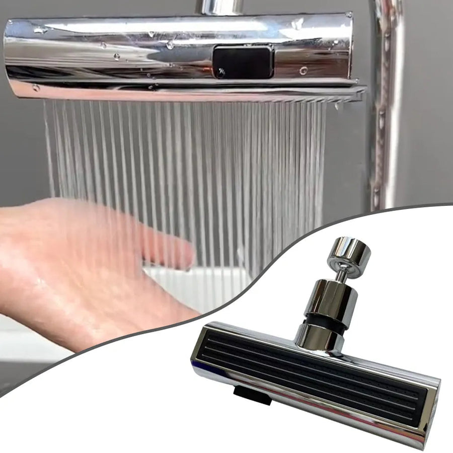 Universal Rotating Waterfall Sink Faucet Extension - Image 3