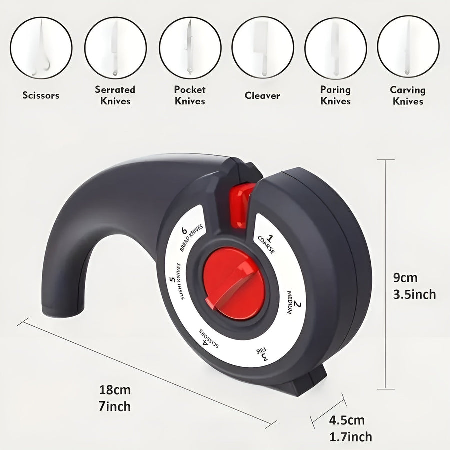 6-in-1 Multi Tool Anti-Slip Knife Sharpener - Image 5