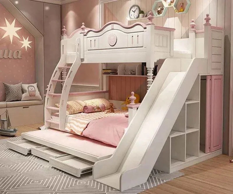 Fairy Tale Princess Castle Kids Bunk Bed - Image 2