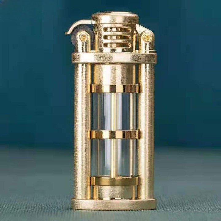 Transparent Windproof Metal Kerosene Flame Fusion Lighter - Image 9