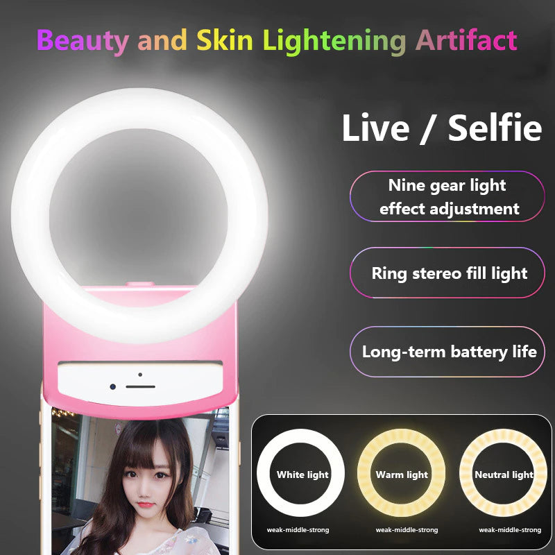 Portable LED Selfie Ring Lamp