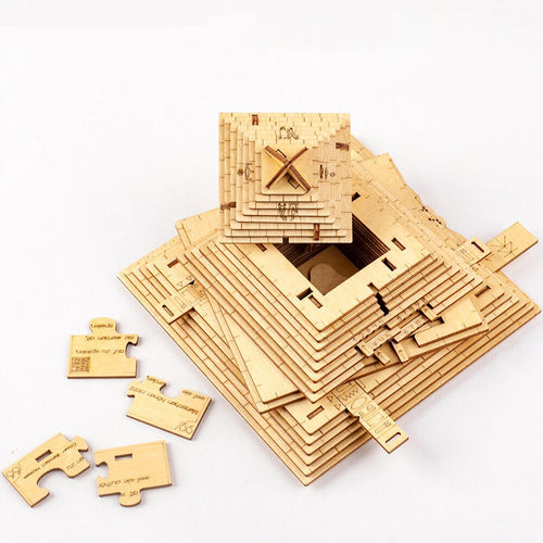 Wooden Assemble The Pyramid of Maya - Image 0