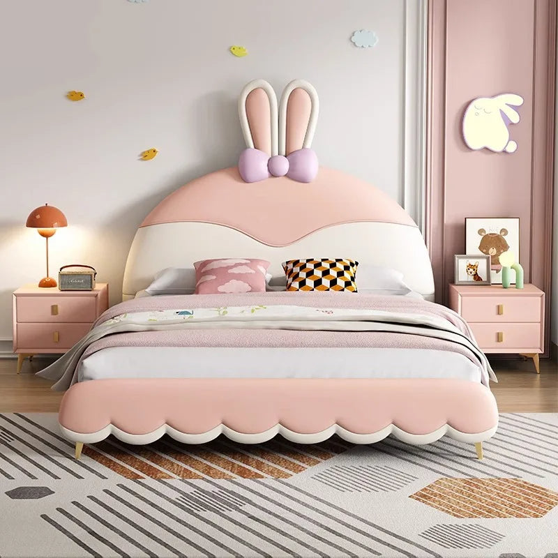 Rabbit Nordic Princess Cozy Cute Kids Bed