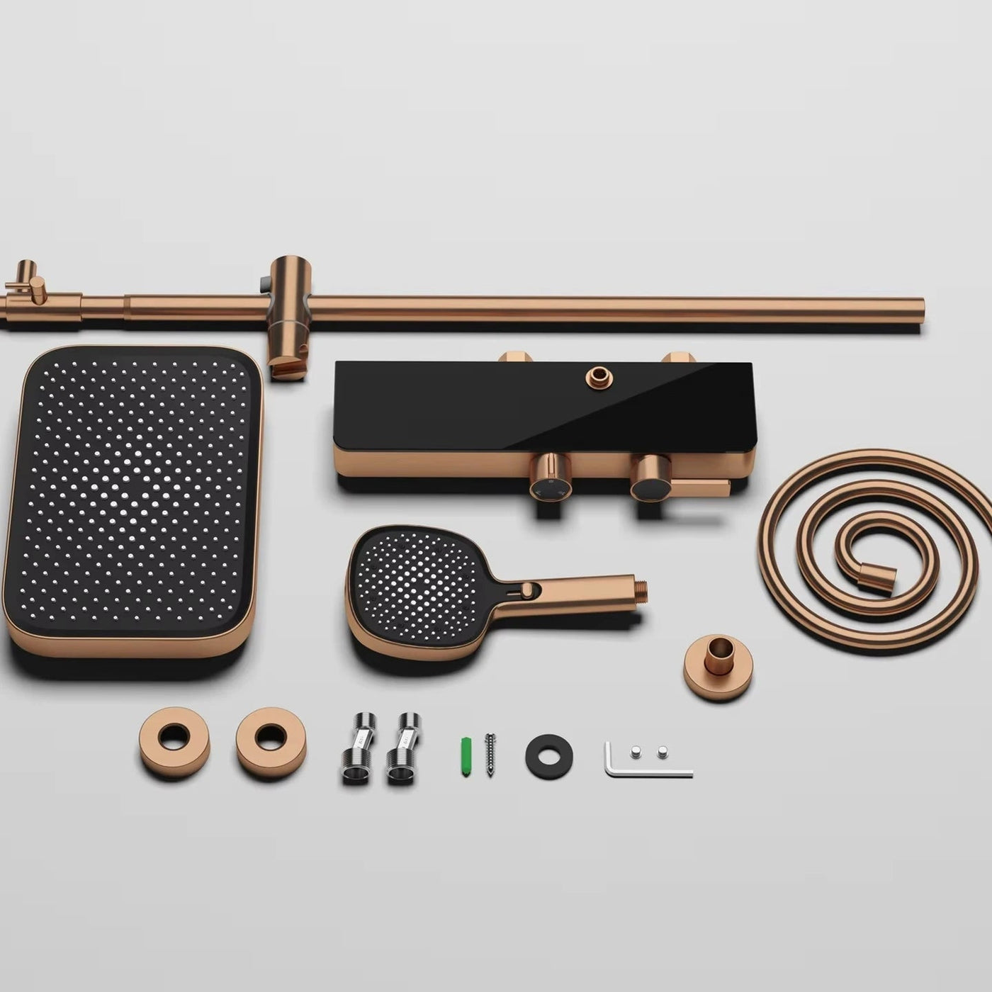 Golden Mist Dual-Mode Rainfall Shower Set - Image 4