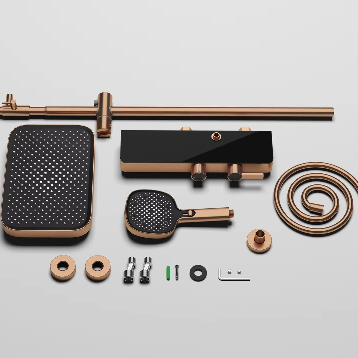 Golden Mist Dual-Mode Rainfall Shower Set - Image 4