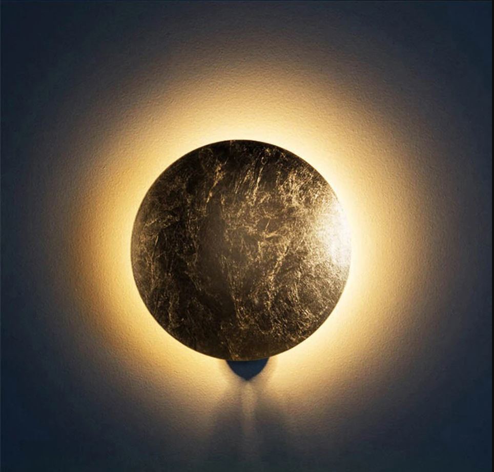 Elegant Lunar Eclipse Wall Lamp