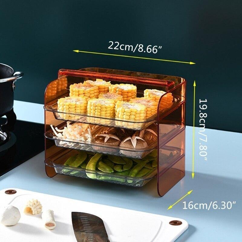 Multi-Layer Stackable Kitchen Storage Rack · Mavigadget