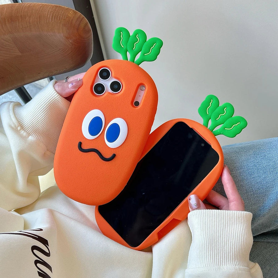3D Carrot Shockproof iPhone Cases - Image 2