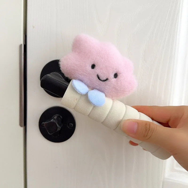 Anti Bump Happy Cloud Door Handle Cover - Image 1