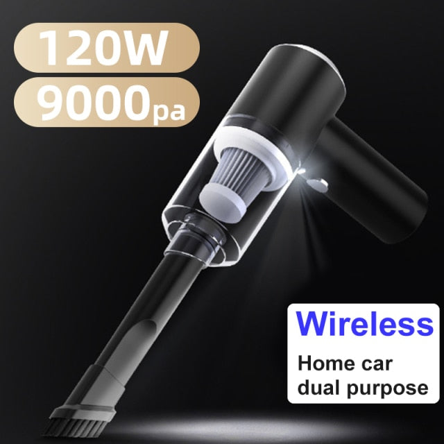 Portable USB Cordless Rechargeable Car Vacuum Cleaner - Image 7
