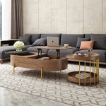 American Style Wooden Nordic Space Saving Coffee Table