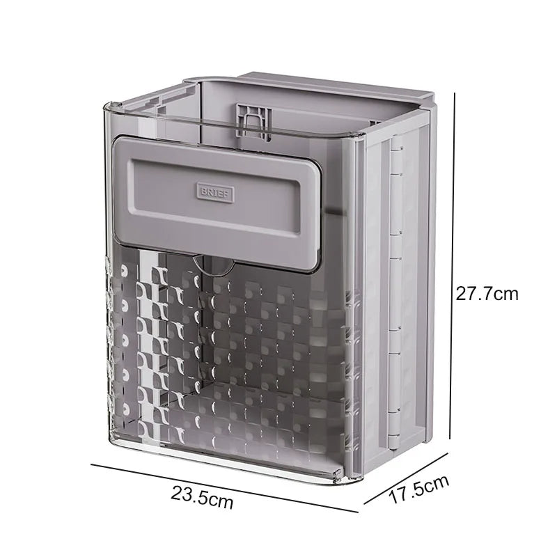 Space Saver Door Hanging Foldable Garbage Can - Image 7