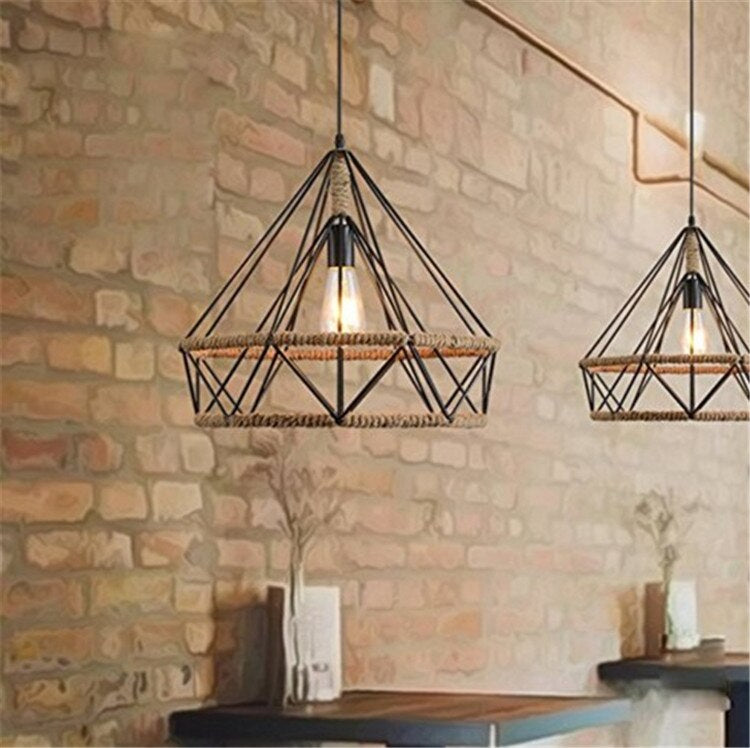 Luxury Modern Art Diamond Shape Light Lamps - Image 1