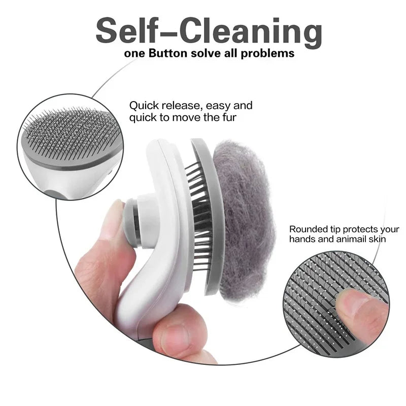Pet Cat Hair Removal Brush - Image 4