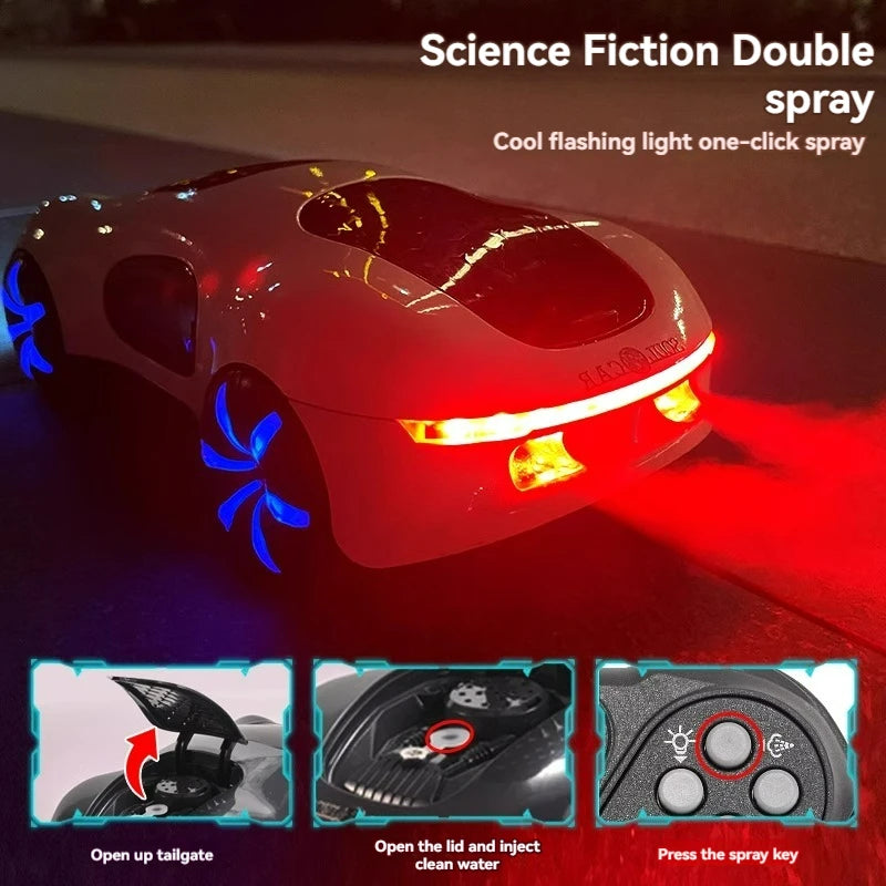 Rechargeable Gesture Control RC Spray Effect Stunt Car