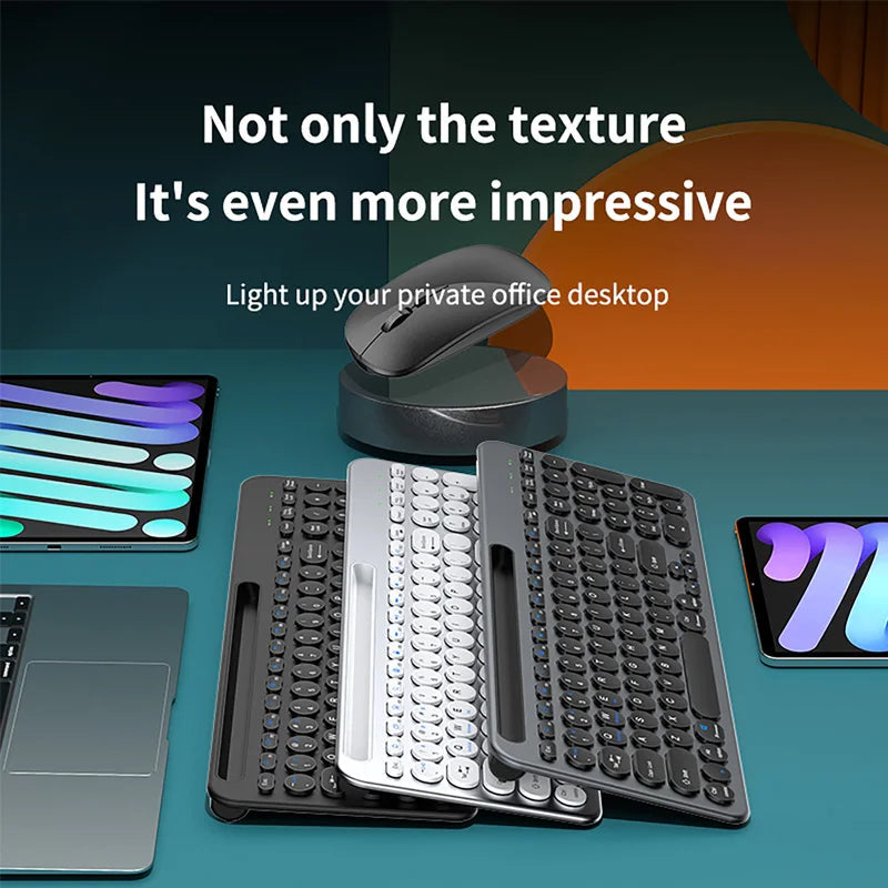 Multi Compatible Wireless Portable Keyboard - Image 1