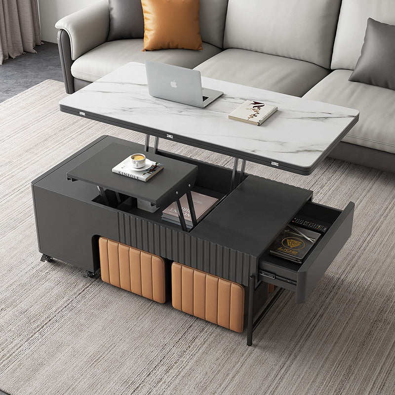 Space Saver Nordic Convertible Foldable Coffee Table - Image 0