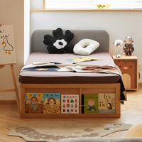 Cozy Corner Wooden Built-In Storage Children’s Bed - Image 1