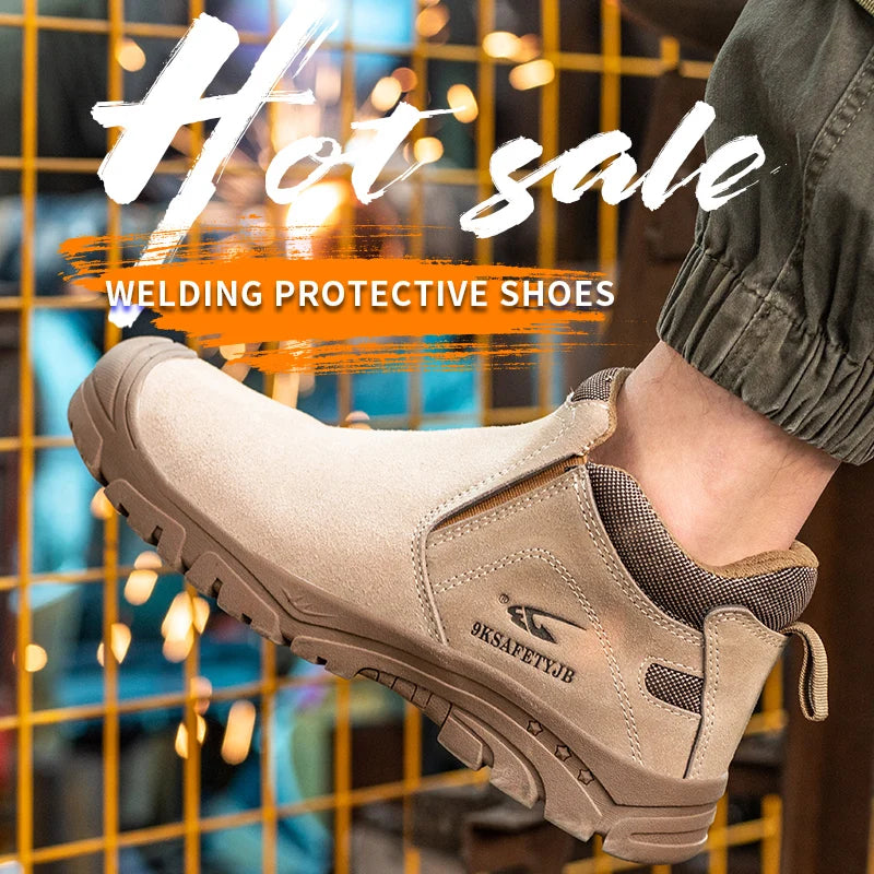 Scald-Proof Insulated Durable Slip-On Indestructible Work Shoes