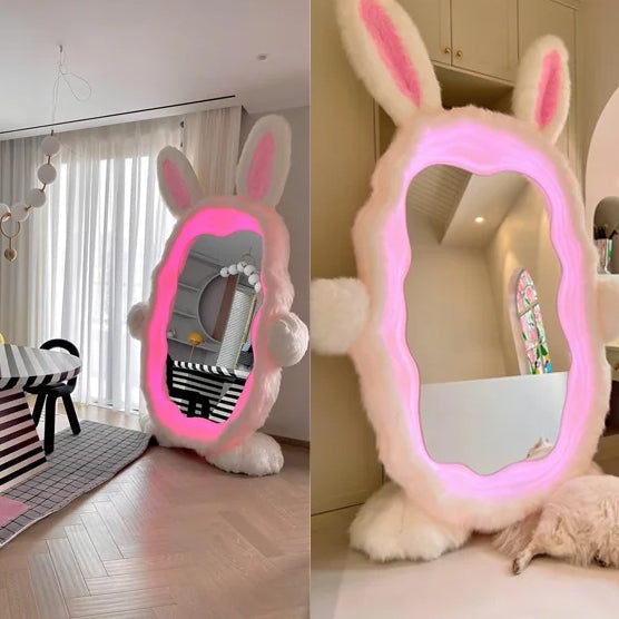 Giant Rabbit Charming Cute Mirror