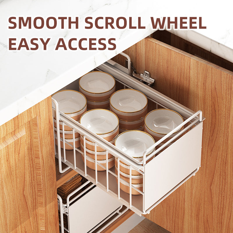 Under Sink Organizer Hidden Sliding Storage Rack - Image 4