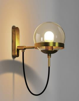 Elegant Retro Wall Glass Ball Lamp - Image 9